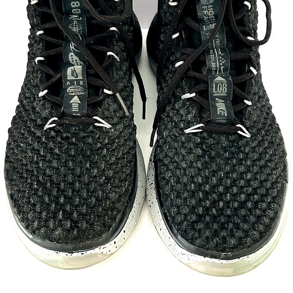 Nike AlphaDunk Carbon Fiber Basketball Shoe Sneaker OREO Wolf Gray Size 13 - Picture 5 of 16